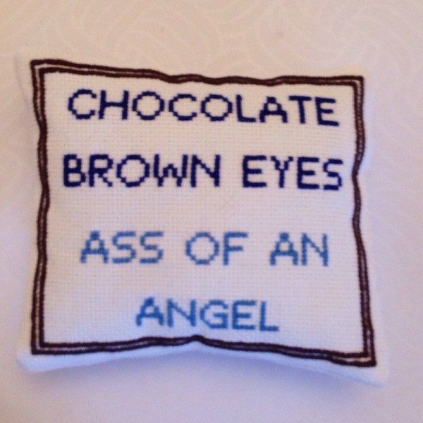 Broad City "Ass of an Angel" Cross Stitch Pattern