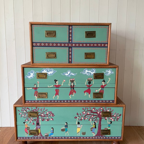 Painted Chest of Drawers Etsy UK