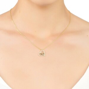 Heart Mum Pendant Necklace Gold - LATELITA Necklaces