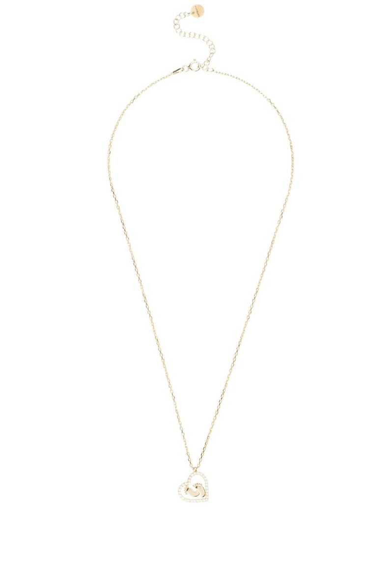Heart Mum Pendant Necklace Gold - LATELITA Necklaces