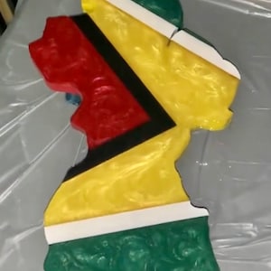 Guyana National Flag Art - Home Wall Decor Art