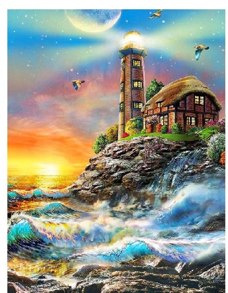 12 inches by 16 inch Larger 5d diamond painting kit