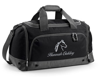 Personalised Embroidered Riding//Equestrian Horse//pony head Hoody Adults//childs