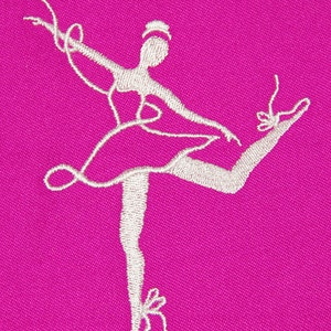 Personalised Children's Ballet Bag Holdall Fuchsia / Black / Blue / Red image 2