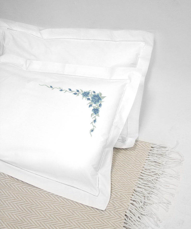 Vintage Embroidered Pillowcases Pillows Cases Pillow Covers Etsy