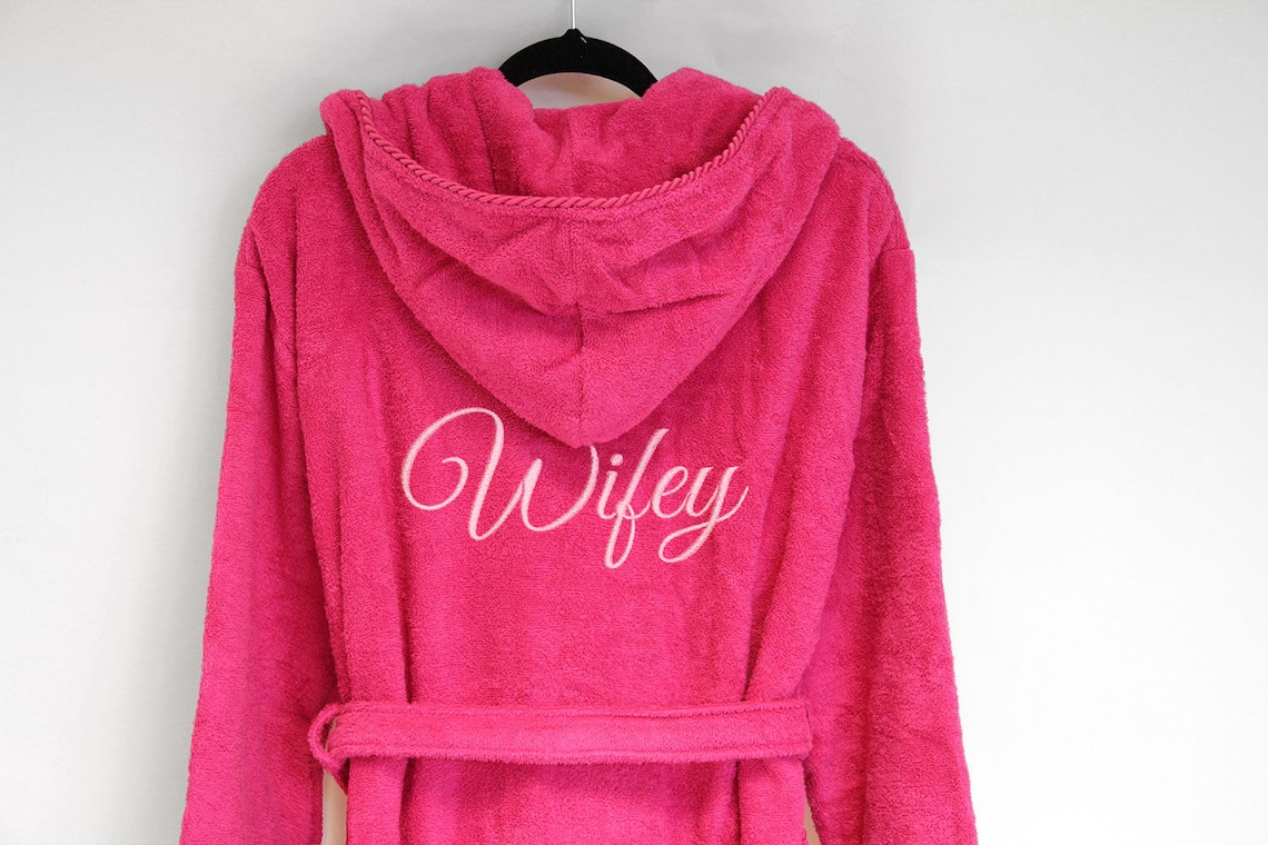 Personalised Dressing Gown for Women Personalised Bathrobe Etsy UK