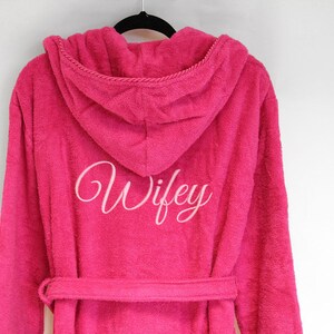 personalised family dressing gown