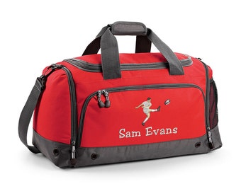 Personalised Embroidered Rugby Bag Holdall, Gifts for Boys, Gifts for Girls, Rugby Logo