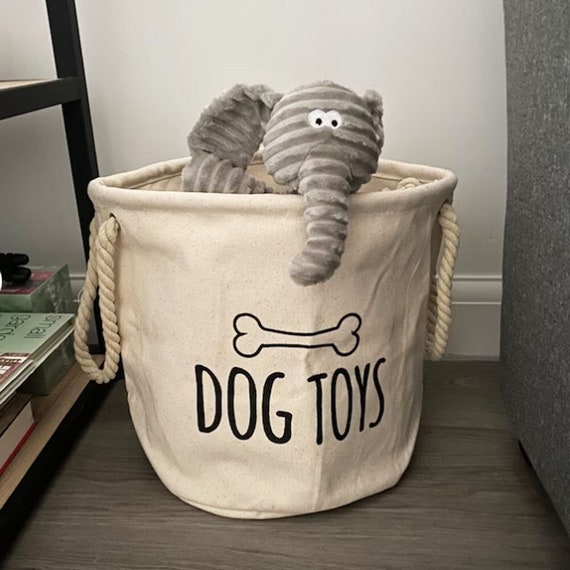 Panier à jouets pour chien, sac de rangement pour jouets pour