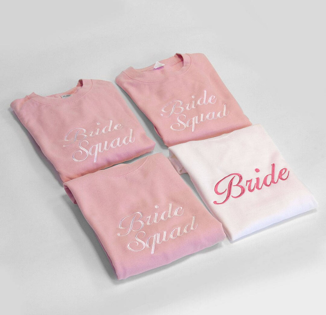 Personalised Bridal Party Sweatshirt, Bride Sweatshirt, Wedding