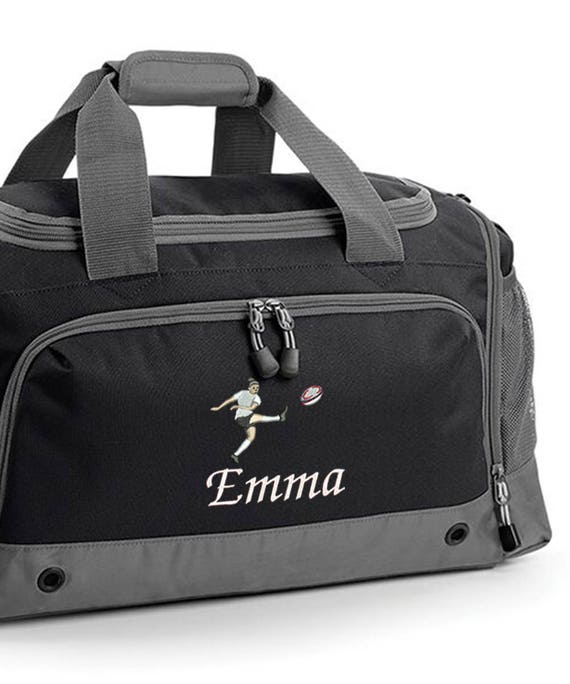 Bolso Rugby Bordado Personalizado Holdall Regalos para Etsy