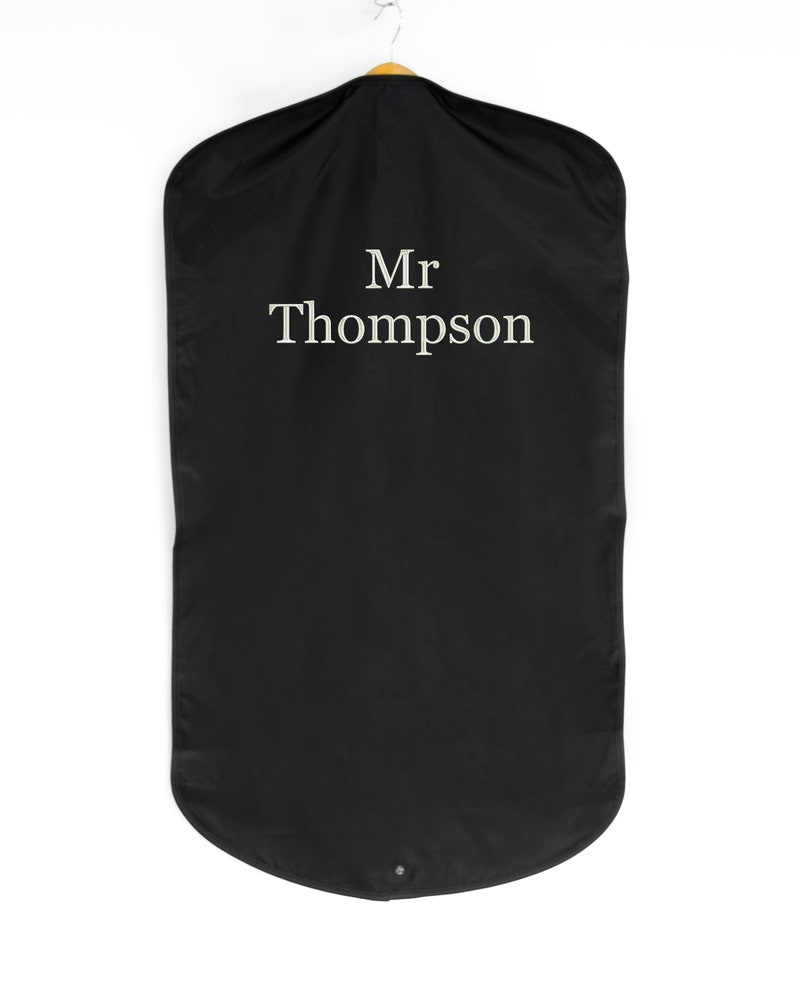 Personalised Embroidered Suit Cover / Travel Bag With Your Etsy