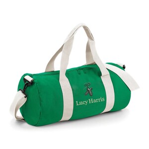 Personalisierte Irish Dancing Tasche, gestickter Name, Seesack, Sporttasche, Irish Dancing Geschenke, Tanz-Kit-Tasche, Irish DANCING DUFFEL