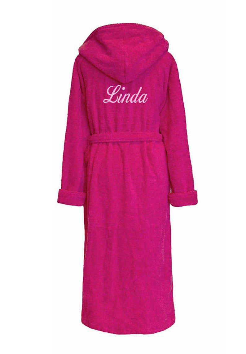 Personalised Dressing Gown for Women Personalised Bathrobe Etsy