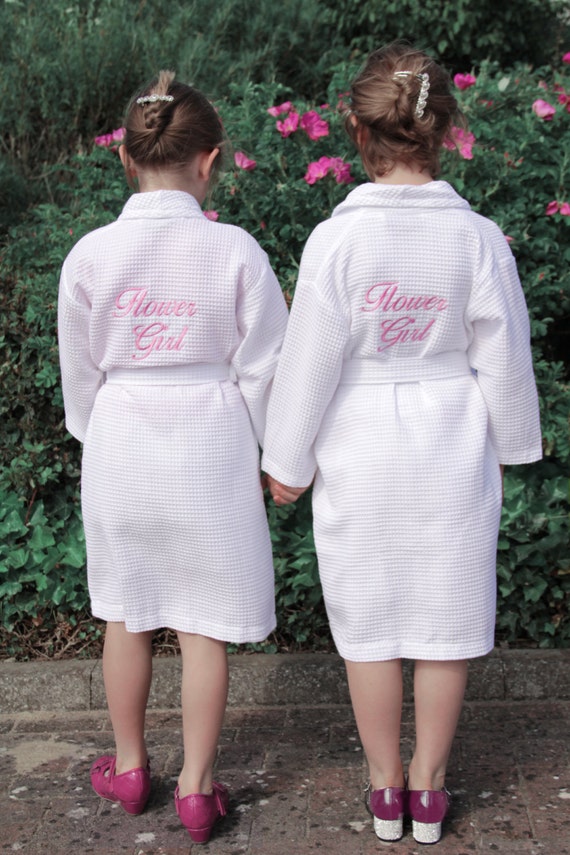personalised waffle dressing gown