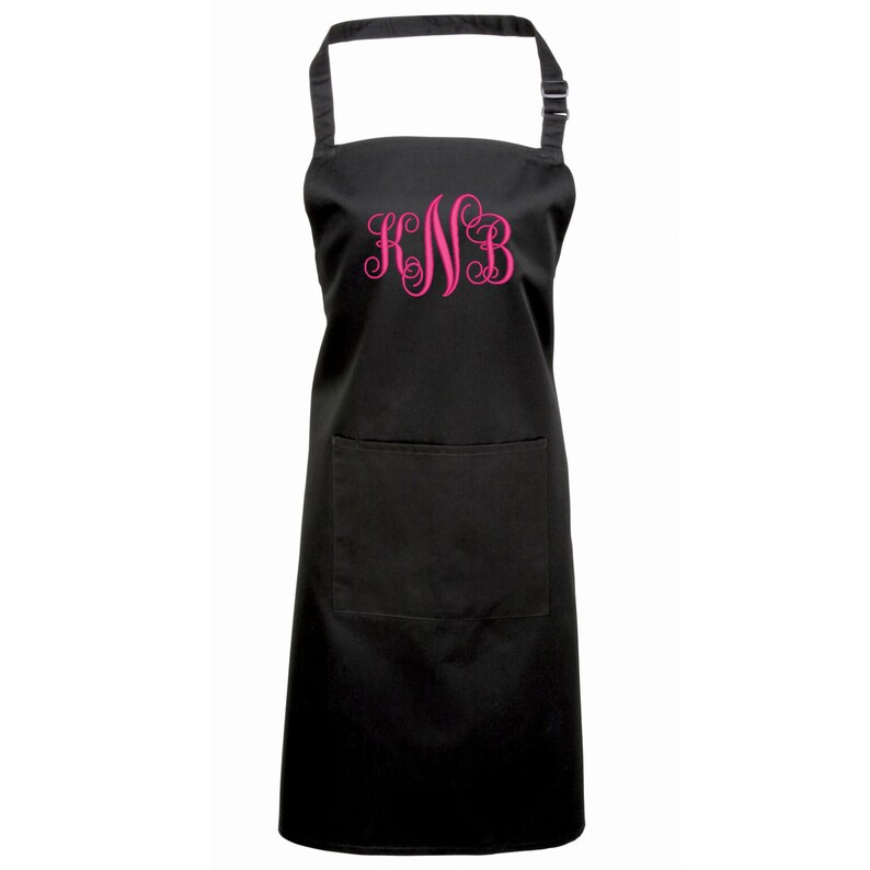 Women's Aprons with Initials Personalised Embroidered Etsy
