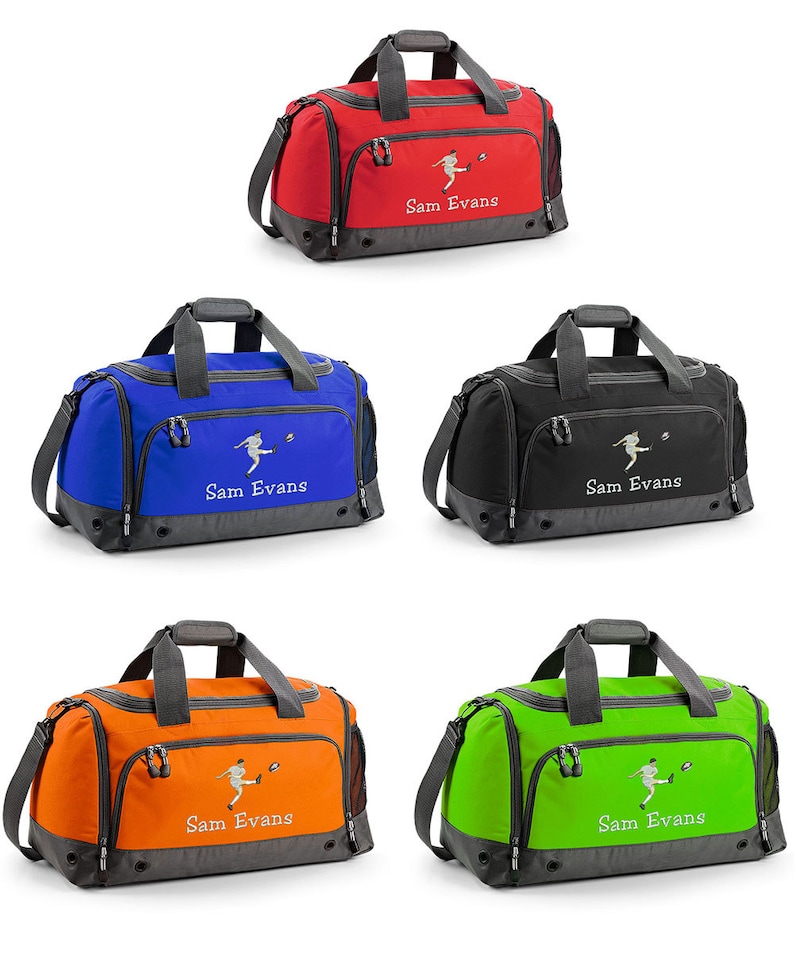 Personalised Embroidered Rugby Bag Holdall Gifts for Boys Etsy