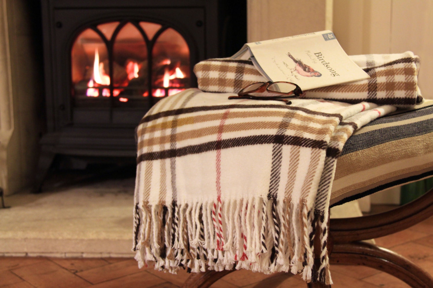 Cadeau d'anniversaire Personnalisé, Jet de Couverture Personnalisé en Coton, Épais et Luxueux | Tart