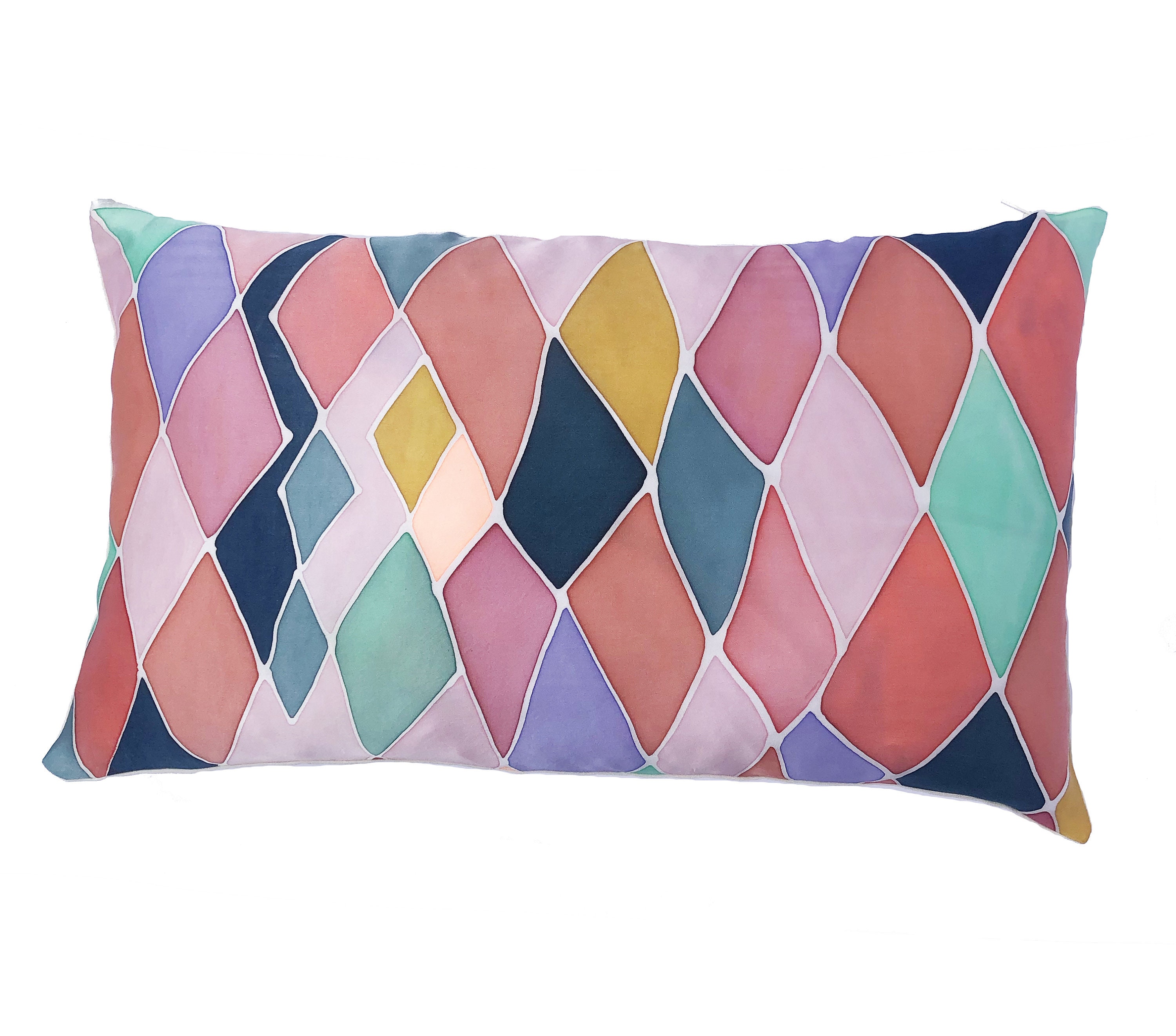 Coussi en Soie Multicolore