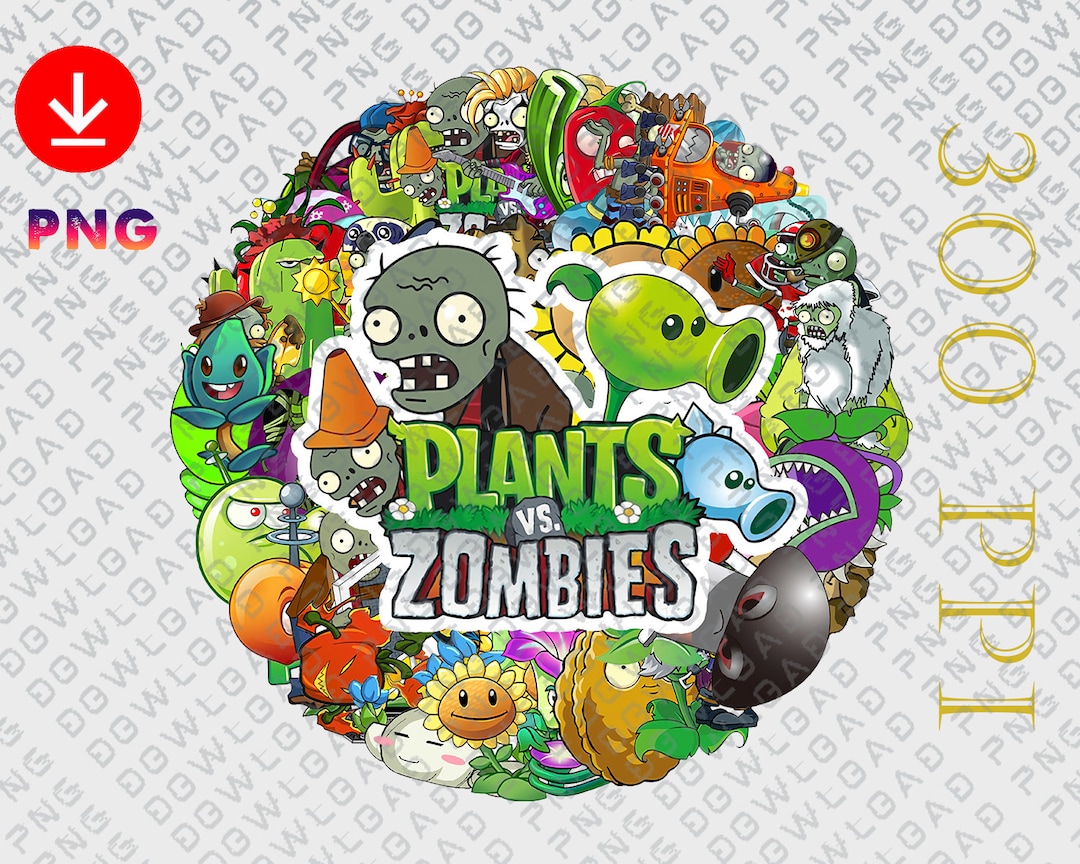 Plants Vs Zombies Sticker Prints Dowload File Etsy