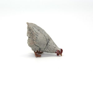 3000-30 Puppenhaus Miniatur Essendes (unbemaltes) Huhn 1:12