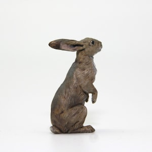 3000-7 Puppenhausminiatur, unbemalt Hase 3 1:12
