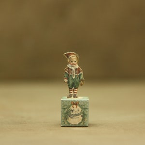 1166 Puppenhaus-Miniatur-Dekorationsblock, Weihnachtshelfer, 1:12