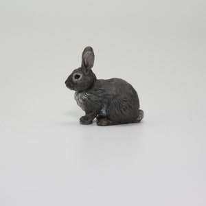 3000-4 Puppenhaus-Miniatur, unbemalt, Hase 1 1:12
