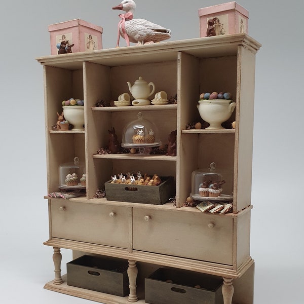 862 Kit Dollhouse Miniature Series Emily Big Cabinet 1:12