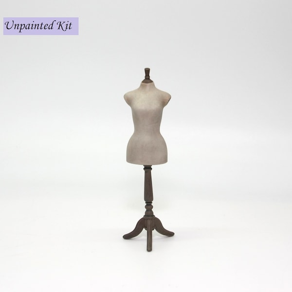 Kit 3000-65 Dollhouse Unpainted Female Mannequin / Mannequin 1:12
