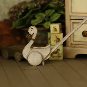 199 Bausatz Puppenhaus Miniatur Spielzeug Schwan 1:12