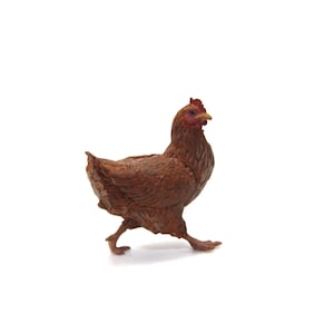 3000-29 Puppenhaus-Miniatur zu Fuß (unbemalt) Huhn 1:12