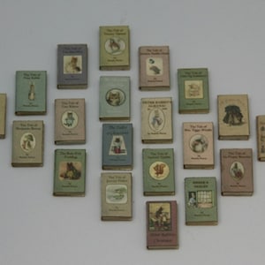 665 Bausatz Puppenhaus Miniatur Beatrix Potter Bücher Set 1:12