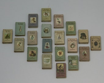 665 Kit Dollhouse Miniature Beatrix Potter Books Set 1:12