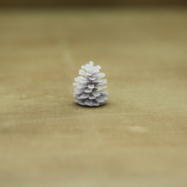 3000-11 Kit Dollhouse Miniature DYI 1 piece Pine cone large 1:12