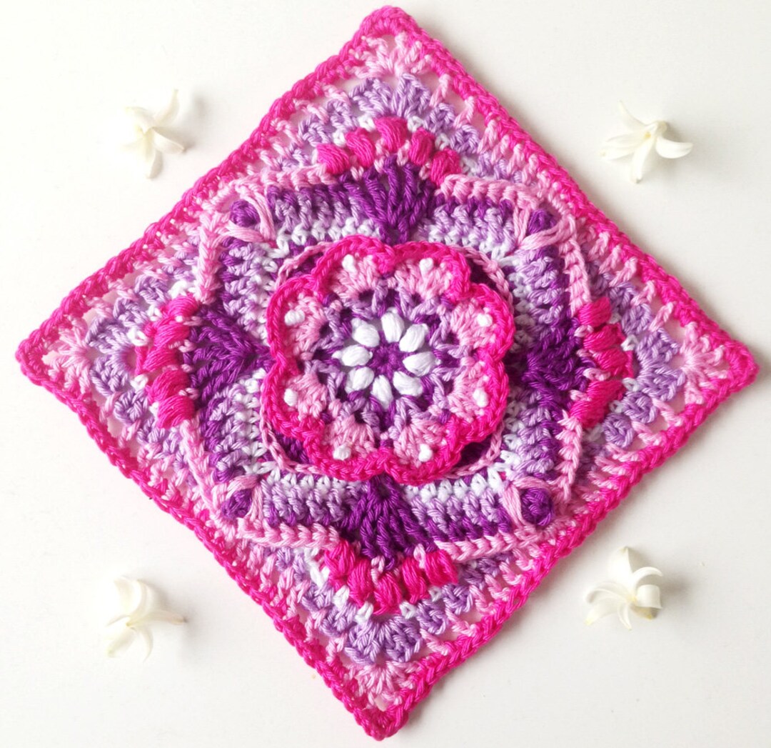 The De Rust Square - Dutch | Crochet Pattern | Overlay Crochet - Etsy