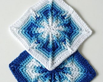 Arietis crochet pattern |  granny square | Afghan block