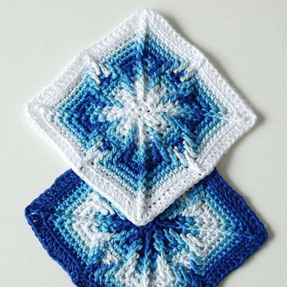 Arietis crochet pattern granny square Afghan block