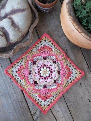 The De Rust Square Dutch Crochet Pattern Overlay Crochet - Etsy