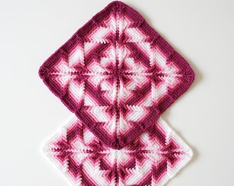 The De Rust Square Dutch Crochet Pattern Overlay Crochet - Etsy