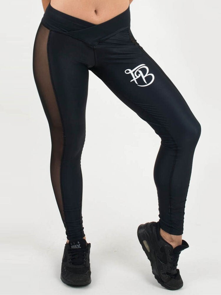 Black Leggings, LOW or HIGH Waist Yoga Pants, Black Yoga Tights