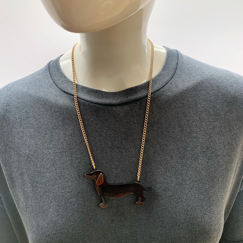 Sausage Dog Necklace Dog Necklace Dachshund Necklace Etsy