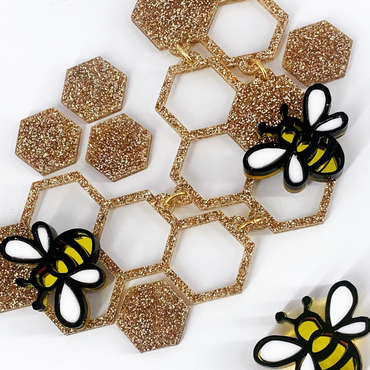 Bee Hive Necklace Statement Jewellery Statement Necklace Etsy UK