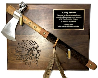 Tomahawk Award Plaque
