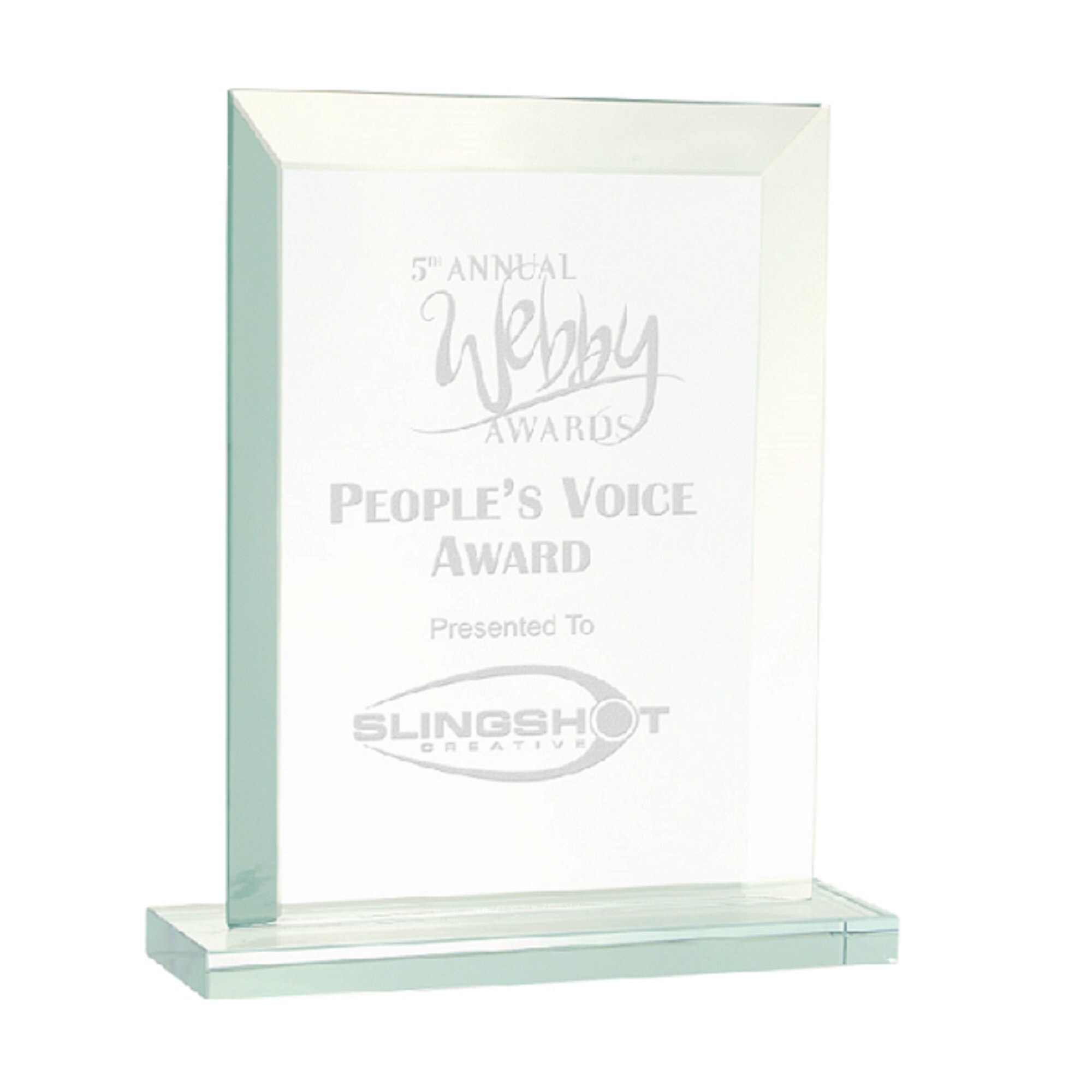 Glass Award Plaque Etsy