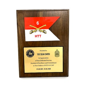 Guidon Award Plaque