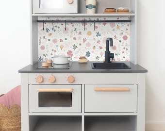 Flower adhesive film for IKEA SILLTRUT children's kitchen