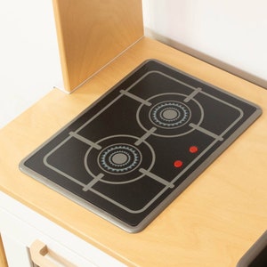 Autocollant de cuisinière à gaz pour cuisine d'enfant IKEA DUKTIG