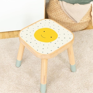 Película adhesiva para taburete infantil IKEA FLISAT - Smiley