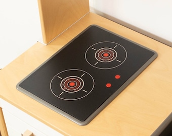 Hob replacement sticker for IKEA DUKTIG children's kitchen
